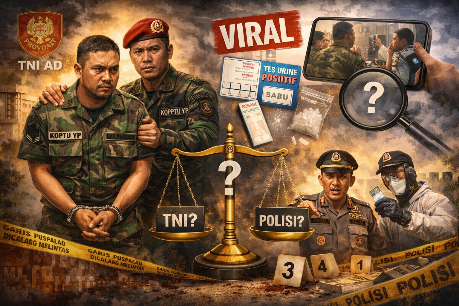 Video Viral Bongkar Oknum TNI Terlibat Narkoba, Publik Tuntut Transparansi