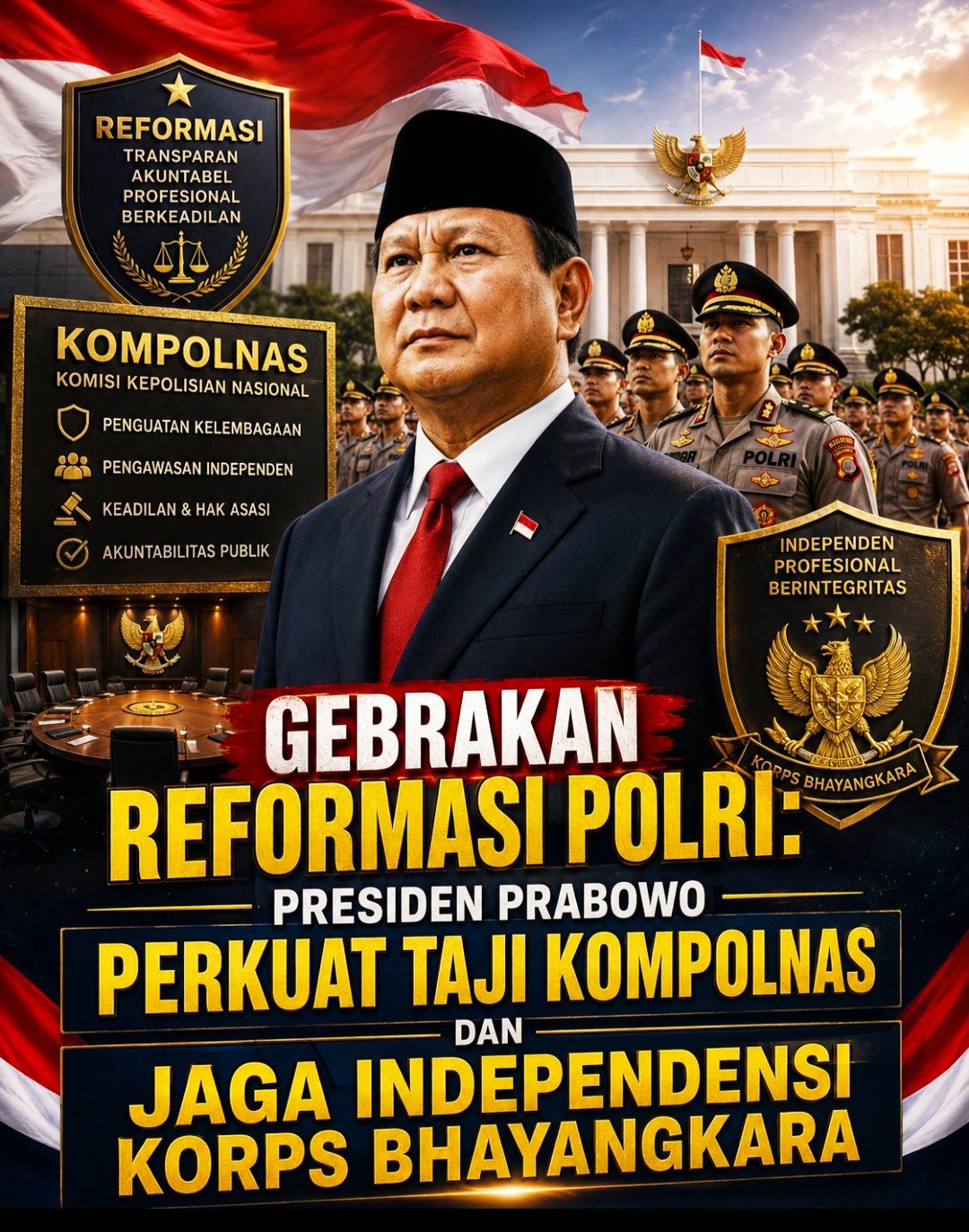 Keputusan Final Istana: Kompolnas Kini Punya Kekuatan Mengikat, Polri Tak Bisa Lagi Main-Main.
