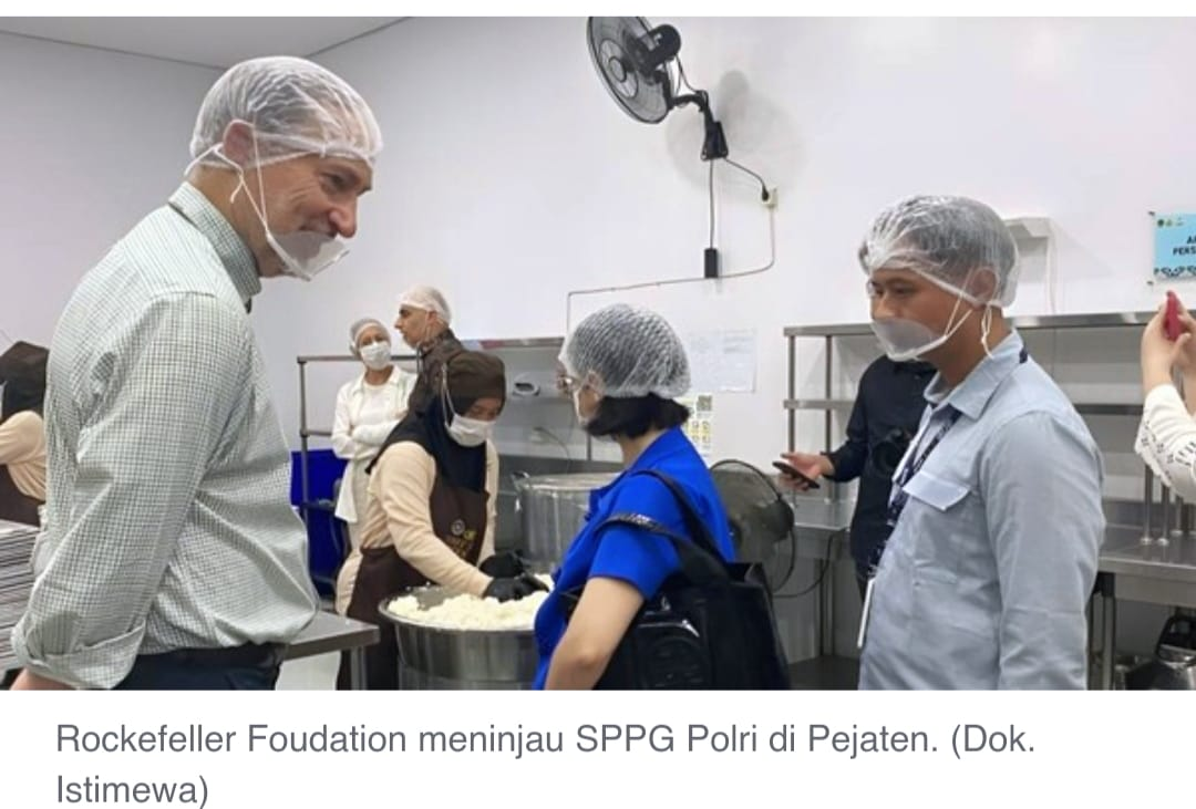 Rockefeller Foundation Apresiasi Standar Keamanan Pangan SPPG Polri Pejaten.