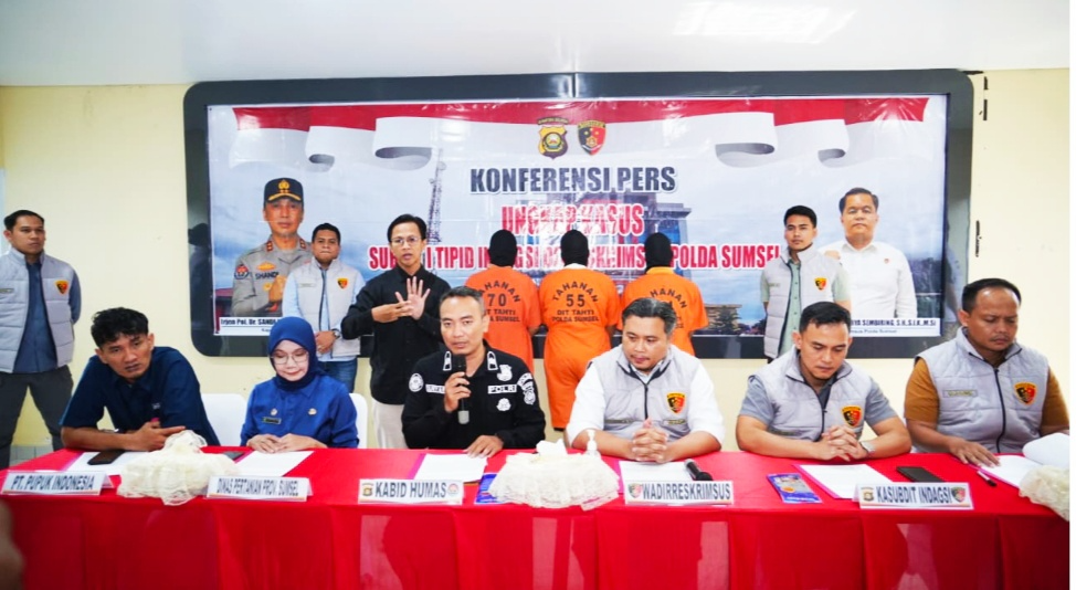 Sikat Mafia Pangan! Polda Sumsel Gagalkan Penyelewengan 10 Ton Pupuk Subsidi, Residivis dan Pemilik Kios Diringkus!
