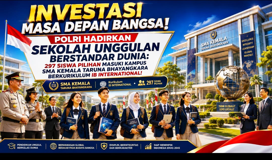 Polri Hadirkan Sekolah Unggulan Berstandar Dunia: 297 Siswa Pilihan Masuki Kampus SMA Kemala Taruna Bhayangkara Berkurikulum IB International!
