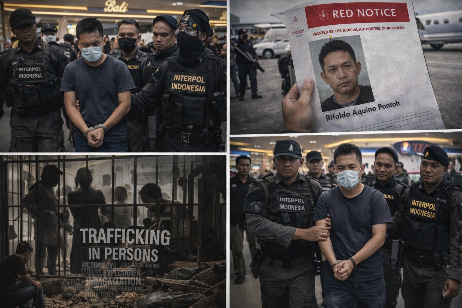 Buronan Interpol Ditangkap di Bali! Rifaldo Aquino Diduga Otak TPPO Kamboja Akhirnya Terseret ke Indonesia