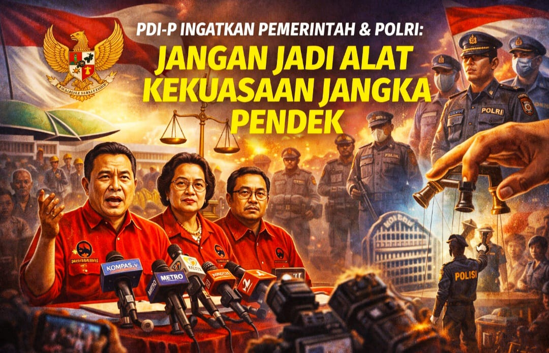 PDI-P Ingatkan Pemerintah dan Polri: Jangan Jadi Alat Kekuasaan Jangka Pendek