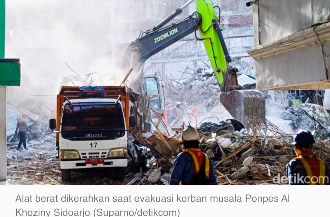 Polisi Usut Dugaan Pidana Ambruknya Ponpes Al Khoziny Sidoarjo