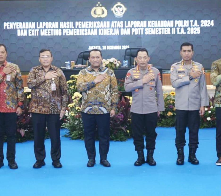 Kapolri Terima LHP BPK RI, Tegaskan Komitmen Transparansi dan Akuntabilitas Keuangan Polri