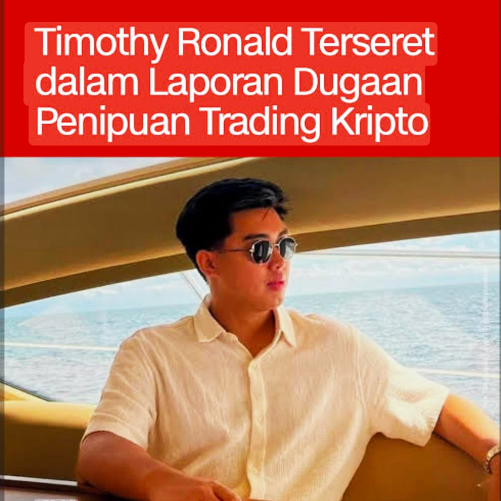 Terbongkar! Kasus Kripto Timothy Ronald Diduga Rugikan 3.500 Investor hingga Ratusan Miliar Rupiah