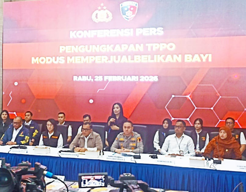 Bareskrim POLRI Ungkap Jaringan Perdagangan Bayi Lintas Provinsi, 12 Tersangka Ditangkap dan 7 Bayi Diselamatkan