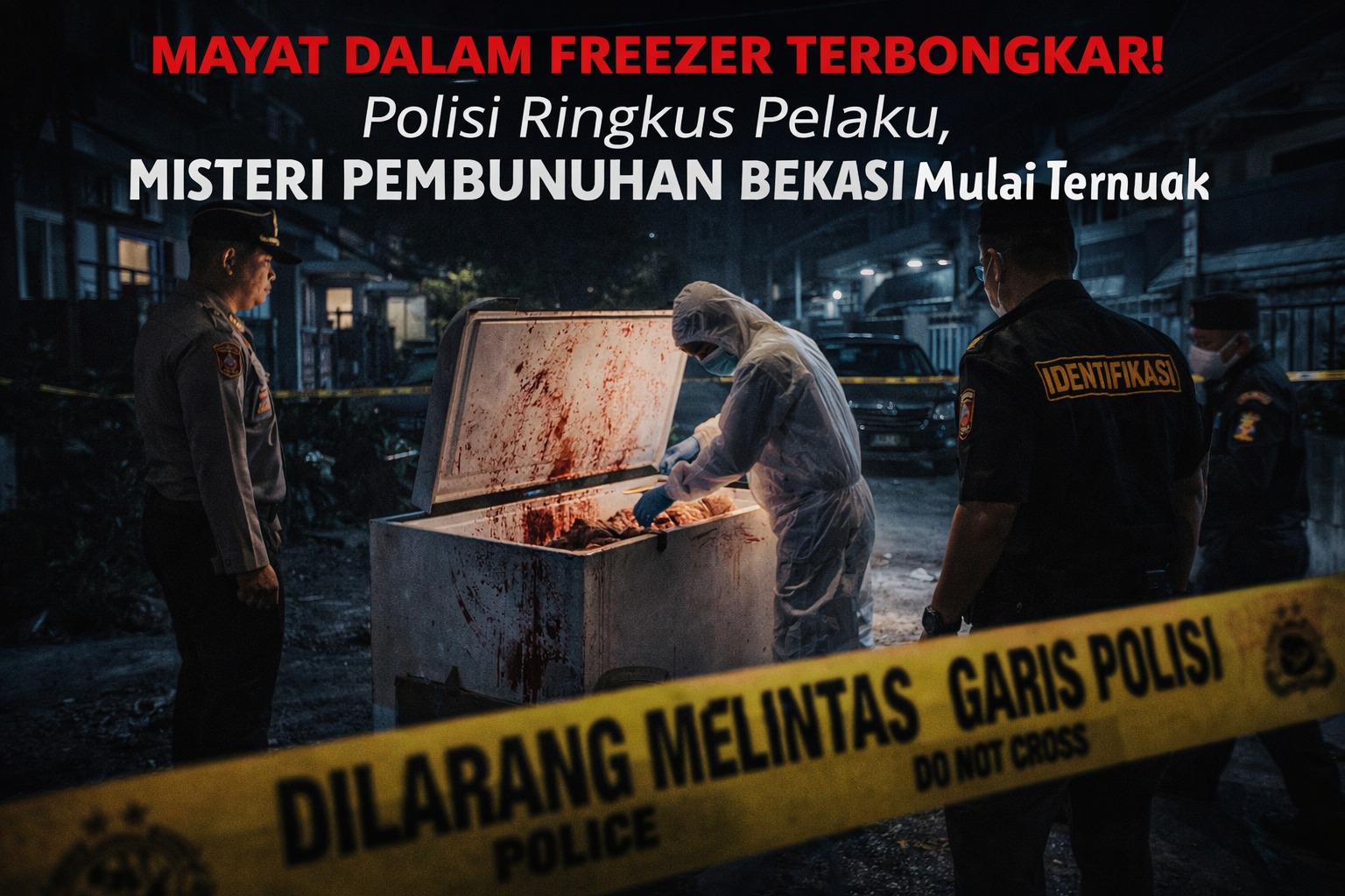 Terungkap! Pembunuhan Sadis di Bekasi, Korban Disembunyikan dalam Freezer