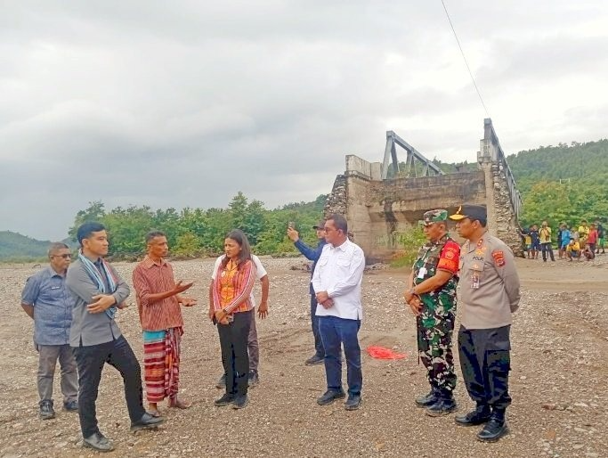 Kapolda NTT Irjen Rudi Darmoko Kawal Ketat Peninjauan Infrastruktur Vital Amfoang