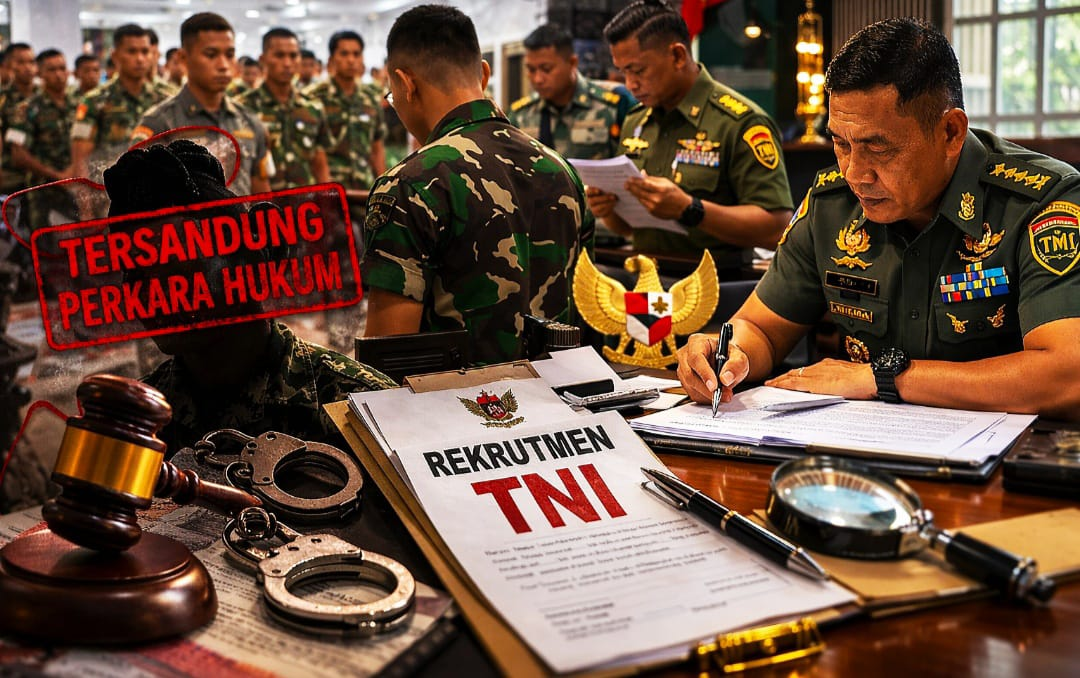 TNI Telusuri Kasus Prajurit Lolos Rekrutmen Meski Tersandung Perkara Hukum