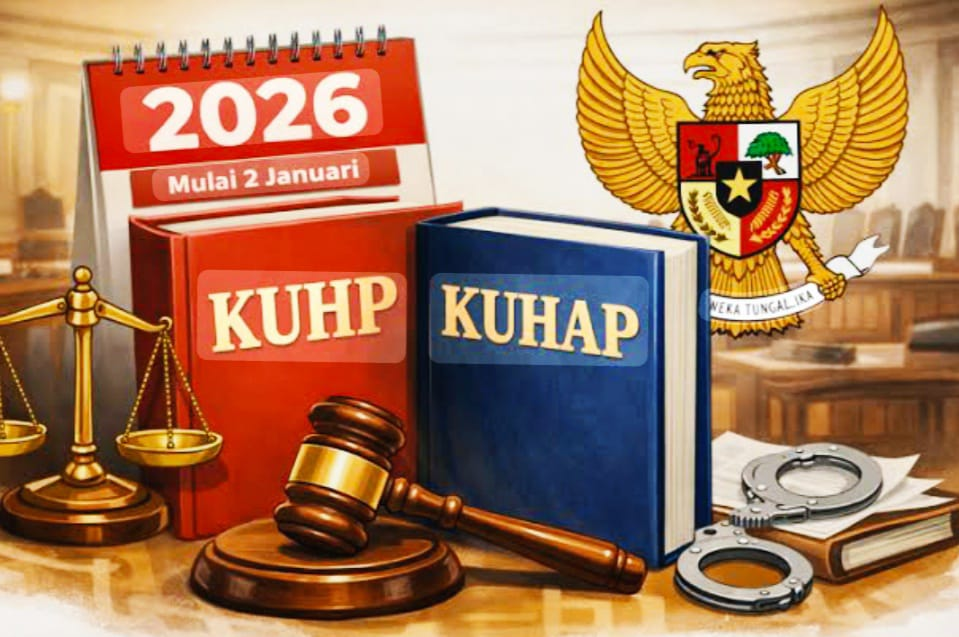 KUHAP & KUHP Baru Resmi Berlaku! Kewenangan Penyidik Dipersempit, Polri dan Kejagung Siapkan Skema Penegakan Hukum Baru.
