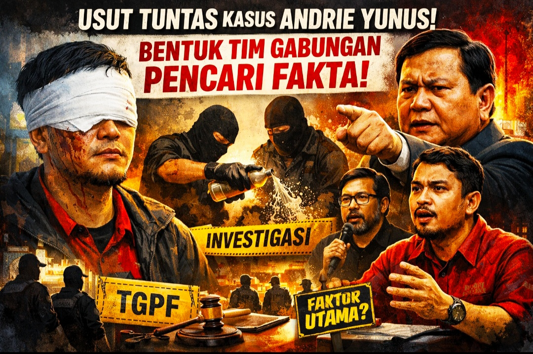Kasus Andrie Yunus Memanas! KontraS Desak TGPF, Presiden Prabowo Janji Bongkar Aktor Utama