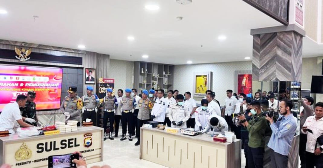 25 Kg Kokain Terdampar di Selayar! Polisi Bongkar Jejak Internasional, Diduga Terkait Filipina-Colombia
