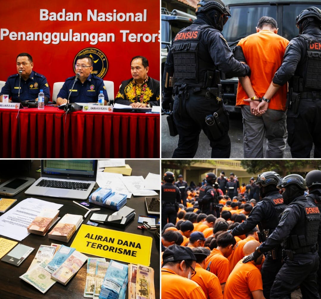 Badan Nasional Penanggulangan Terorisme Ungkap 230 Orang Terlibat Pendanaan Terorisme, Jaringan Dibongkar!