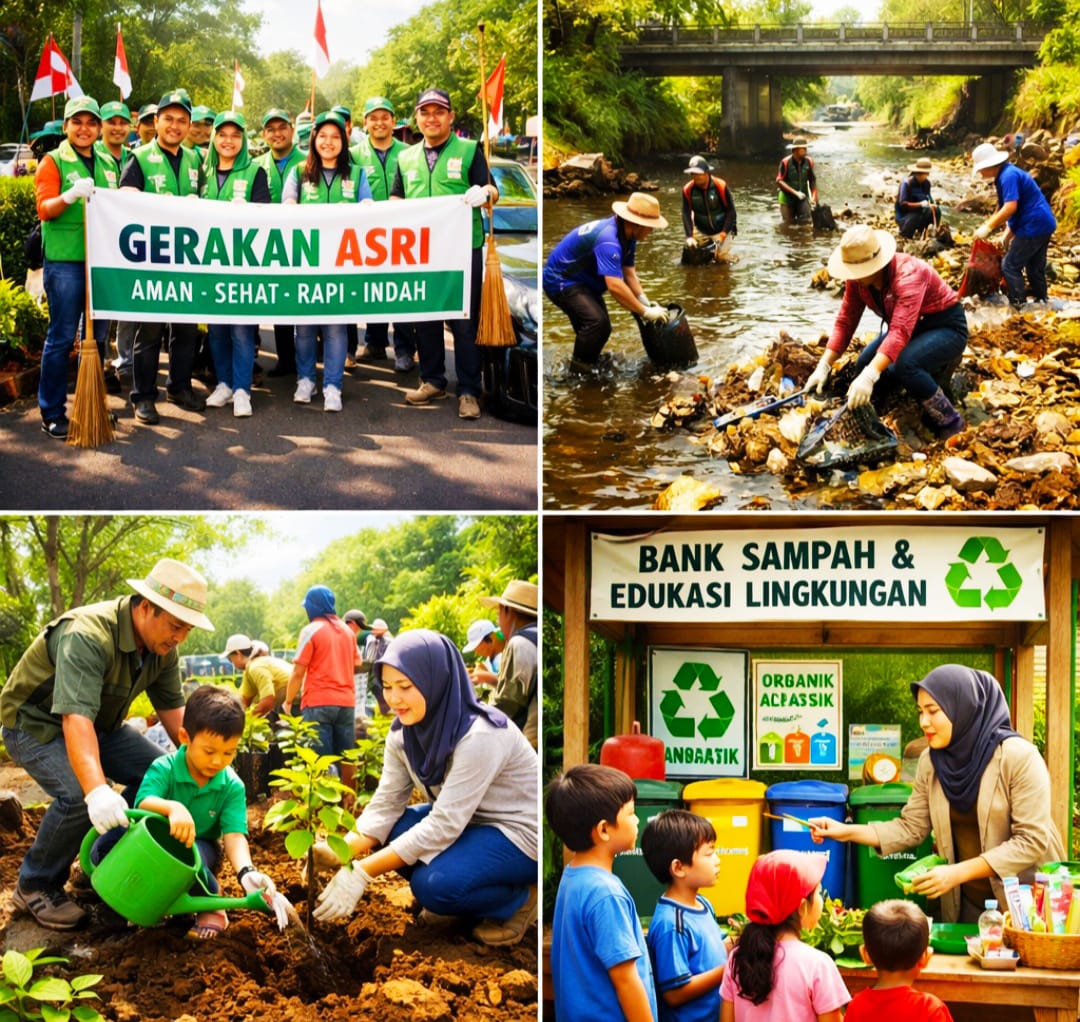 Gerakan ASRI Menggema! Aksi Nyata Jaga Lingkungan Kini Menyebar di Berbagai Daerah Indonesia.