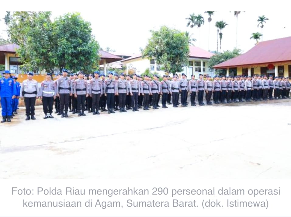 Tuntas di Medan Bencana, Polda Riau Akhiri Misi Kemanusiaan: Polda Sumbar Sampaikan Terima Kasih
