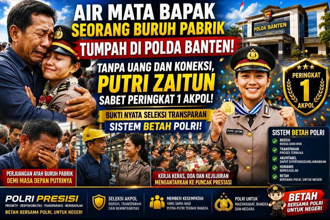 Tanpa Uang dan Koneksi, Putri Zaitun Sabet Peringkat 1 Masuk Akpol: Bukti Nyata Seleksi Transparan Sistem BETAH Polri!