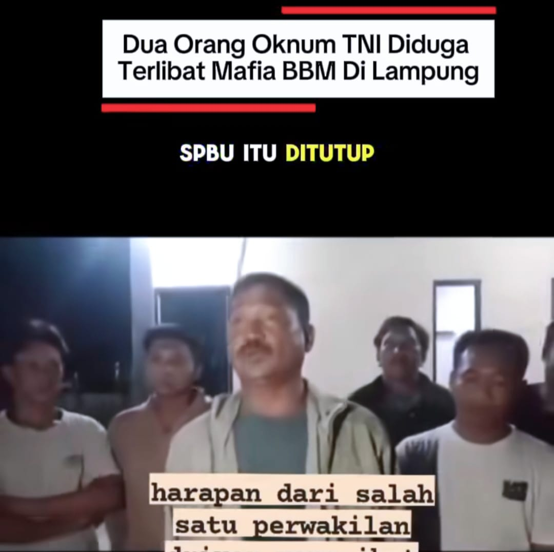 Lampung Darurat Mafia BBM! FOR-WIN Desak Polda Lampung Sikat Sindikat Penyelewengan BBM Subsidi Tanpa Pandang Bulu