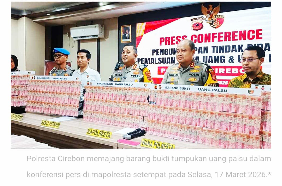 Jelang Lebaran, Polisi Gagalkan Peredaran Uang Palsu Rp12 Miliar di Cirebon