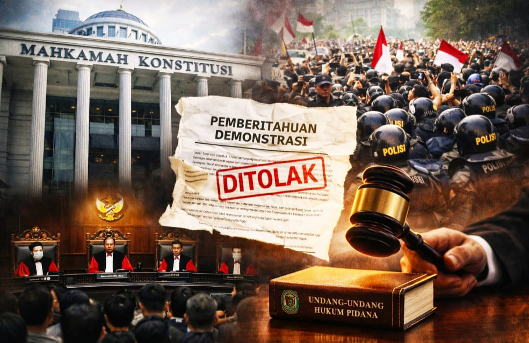 Uji Materi Pasal Demo Kandas di MK, Aturan KUHP Tetap Konstitusional