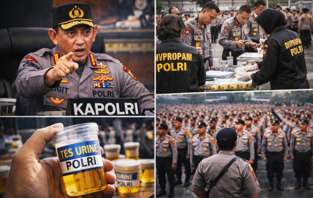 Kapolri Perintahkan Tes Urine Serentak untuk Seluruh Personel Polri: Sinyal Keras Jaga Integritas Korps