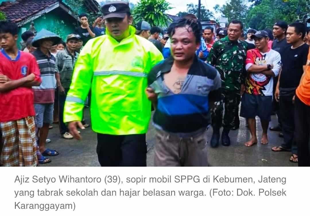 Sopir Mobil MBG Dipecat Usai Tabrak Sekolah dan Aniaya 15 Orang di Kebumen: Kelalaian Fatal atau Ledakan Emosi?