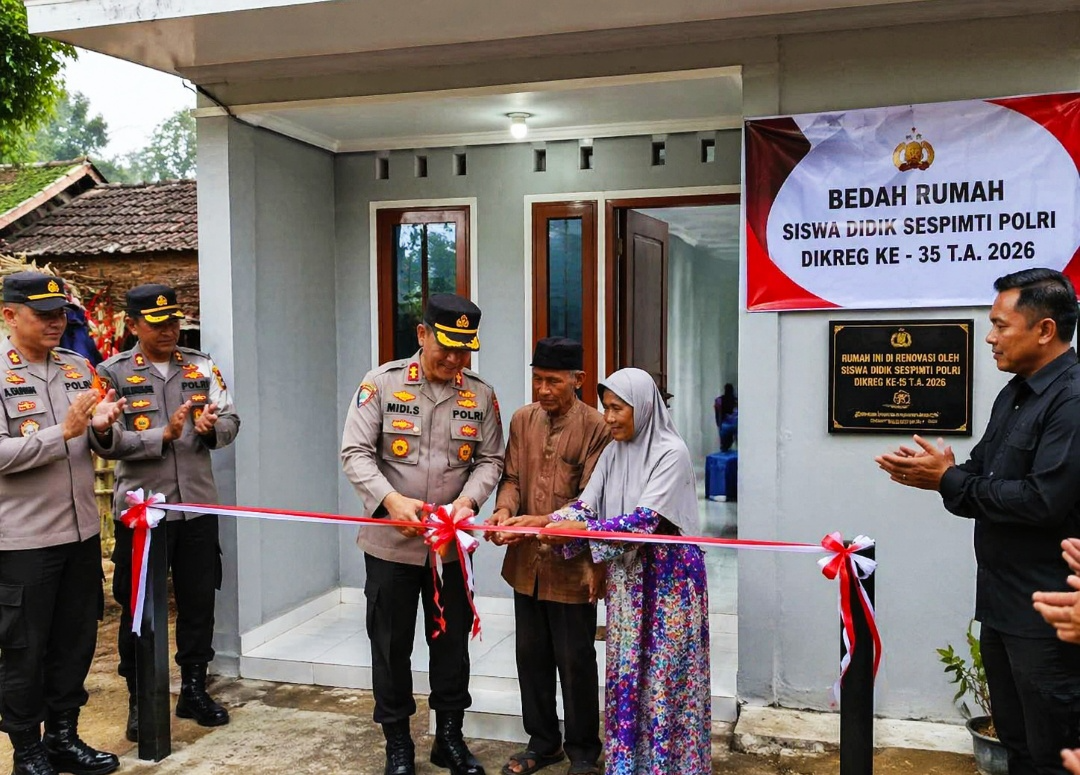BEDAH RUMAH KILAT 13 HARI! SERDIK SESPIMTI, {Calon Jenderal} Polri Turun Tangan, Warga Miskin di Bandung Barat Kini Punya Hunian Layak