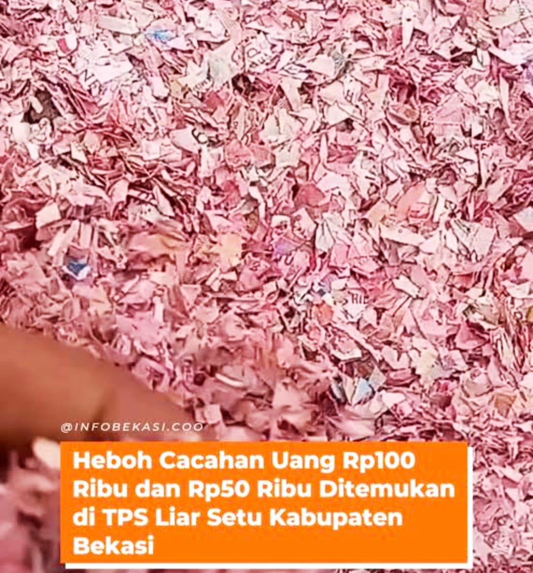 FAKTA TERUNGKAP! Cacahan Uang Asli BI Ditemukan di Bekasi, Polisi Bongkar Jejak Misterius di Balik TPS Liar