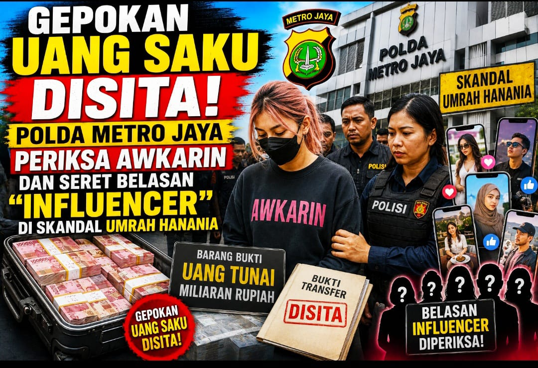 Polda Metro Jaya Periksa Awkarin dan Seret Belasan "Influencer" di Skandal Umrah Hanania