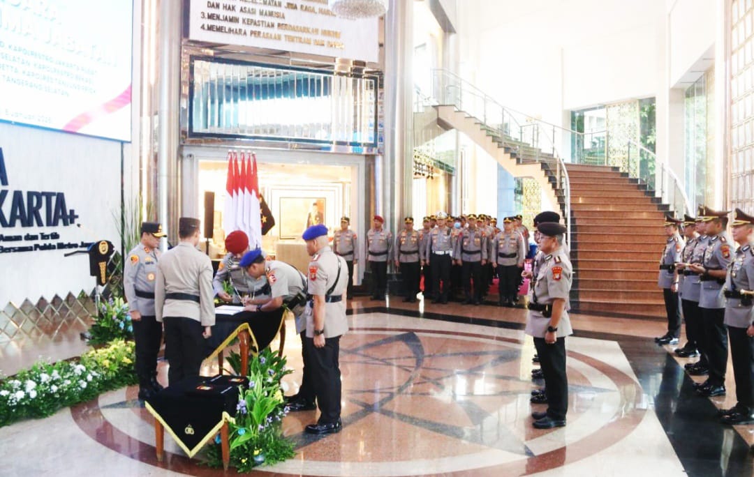 Penyegaran Besar di Polda Metro! Enam Kapolres Dimutasi, Ada Wilayah Strategis Berganti Komando