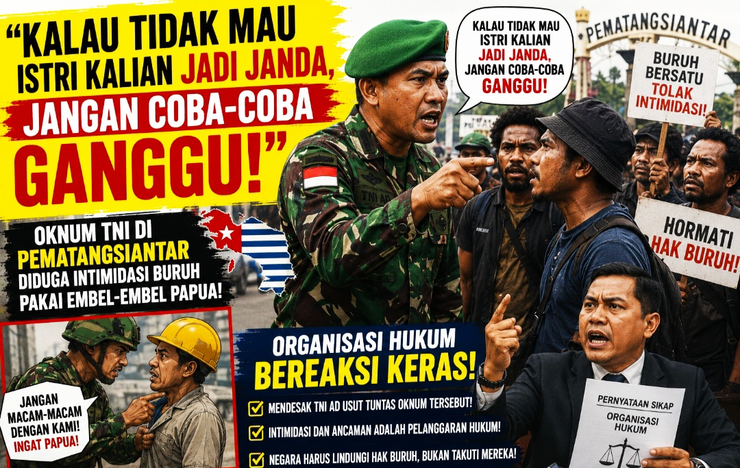 Viral di Instagram dan TikTok, Oknum Aparat Bentak Ketua Buruh di Jalan Rakuta Sembiring. Organisasi Hukum Bereaksi Keras!