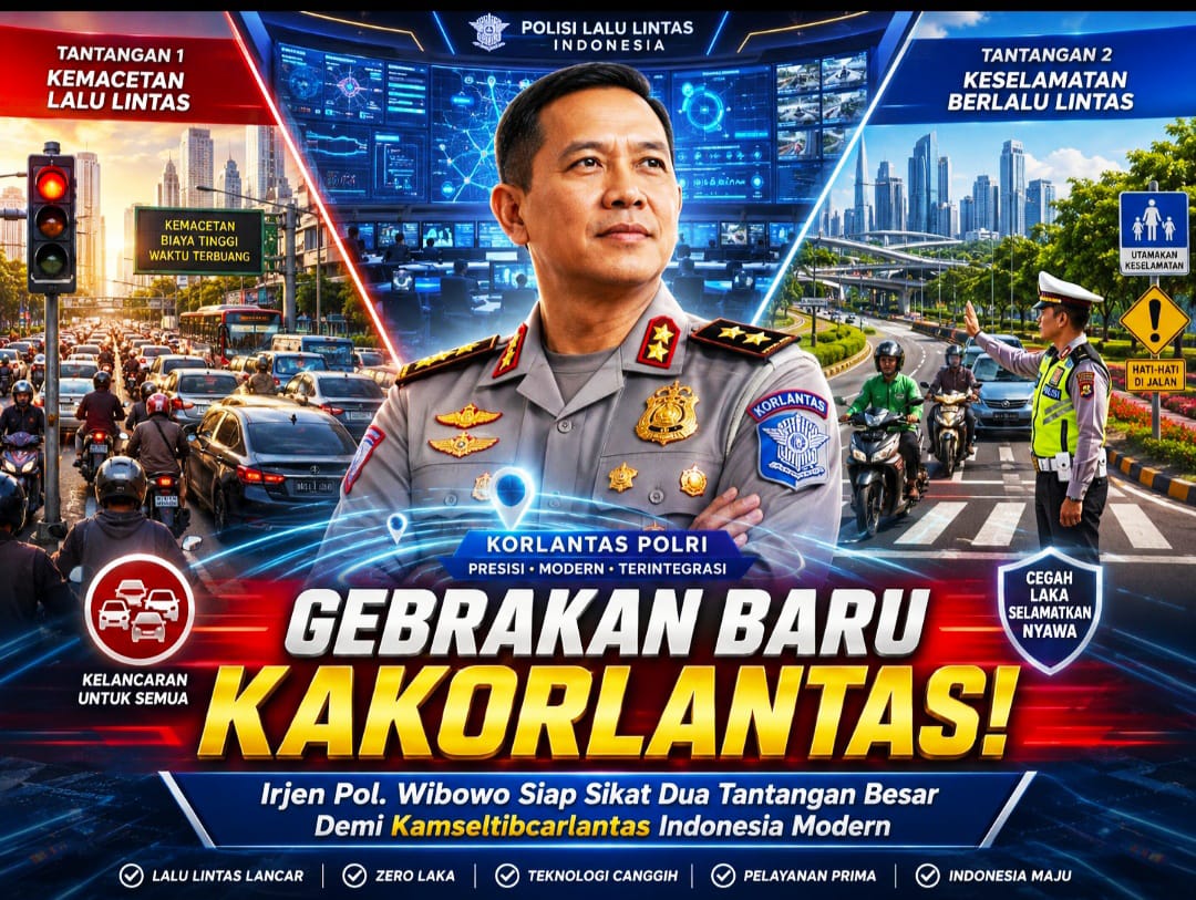 Irjen Pol. Wibowo Siap Sikat Dua Tantangan Besar Demi Kamseltibcarlantas Indonesia Modern
