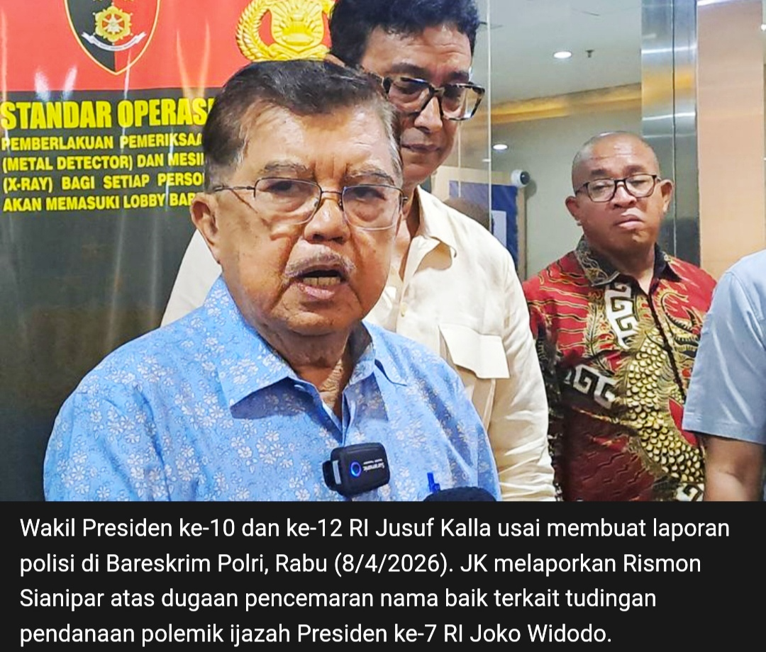 GEGER! Jusuf Kalla Sambangi Bareskrim Polri: Seret Rismon Sianipar ke Jalur Hukum Demi Jaga Martabat!