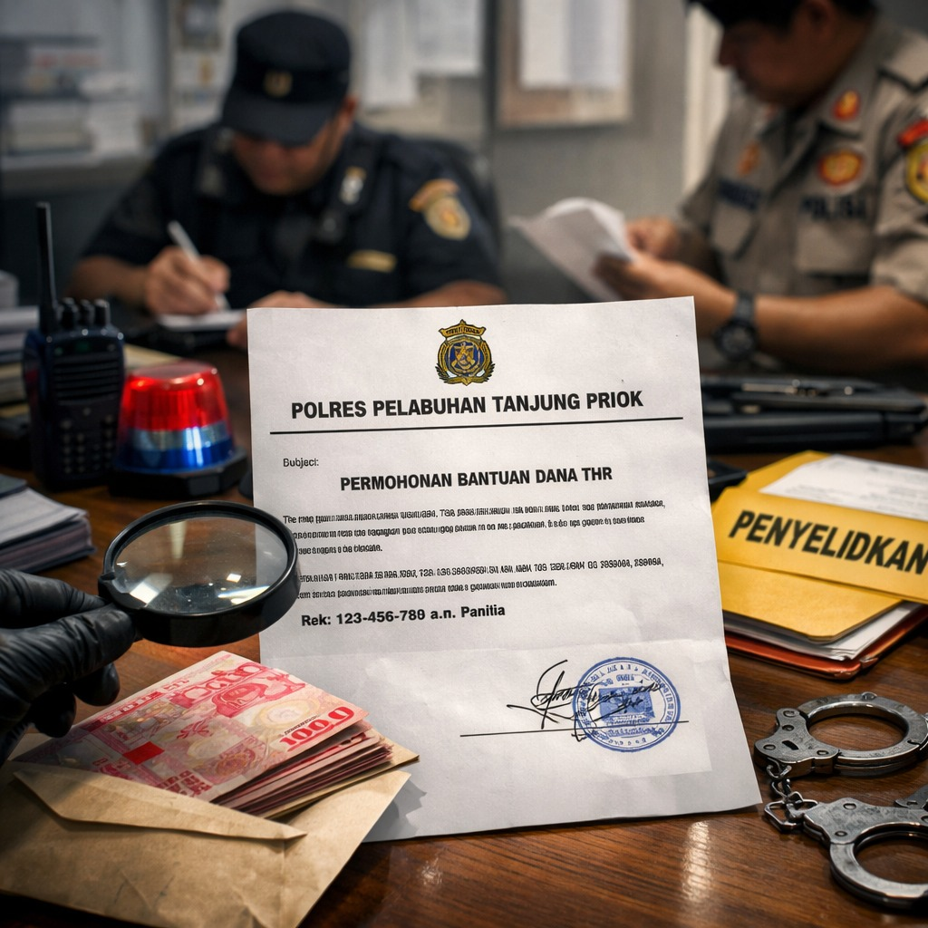 Polda Metro Jaya Menyelidiki Surat Edaran Meminta Bantuan THR Idul Fitri 1447 Hijriah Yang Mengatasnamakan Polres Tanjung Priok Kepada Perusahaan