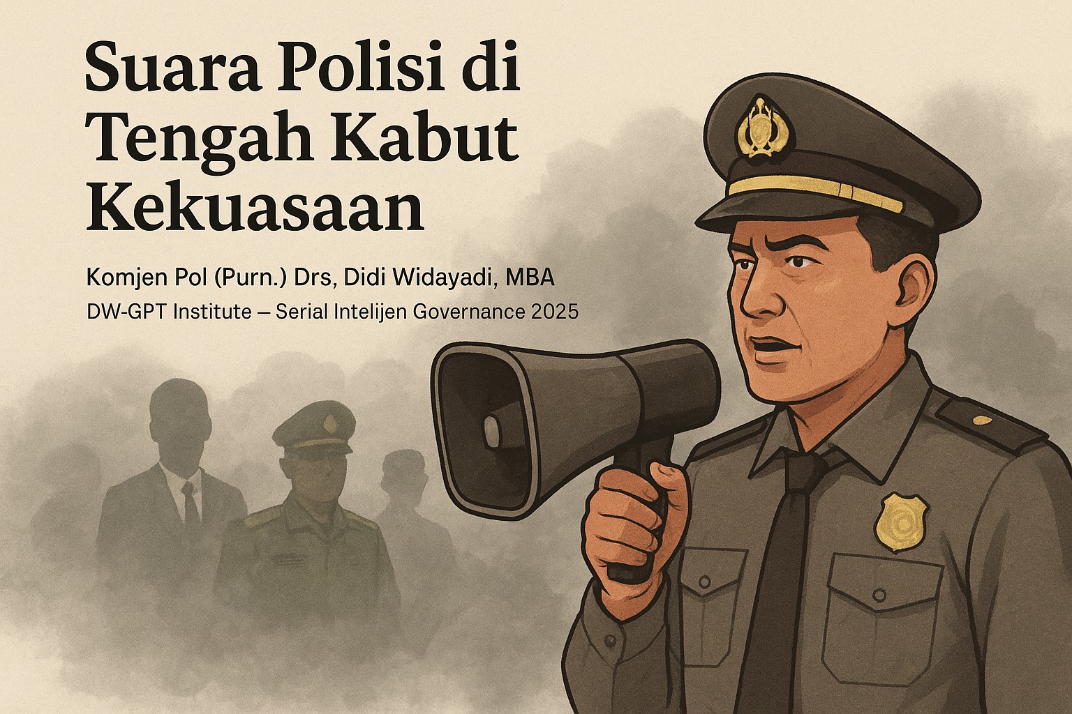 OPINI EDITORIAL :  SUARA POLISI DI TENGAH KABUT KEKUASAAN