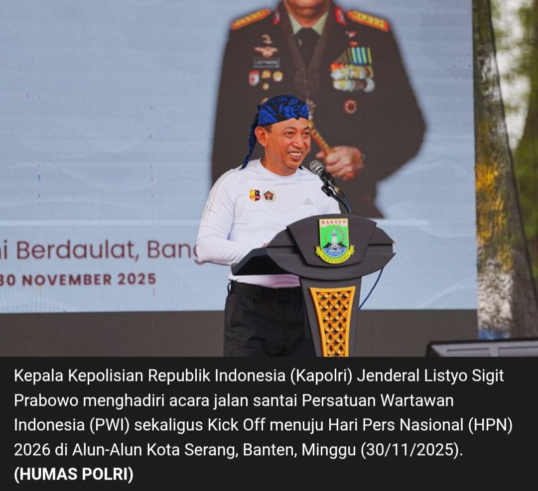 Kapolri Siapkan Konsep Perlindungan Jurnalis — Di Hadapan Ribuan Peserta Jalan Santai PWI, Ia Tegaskan: “Polri & Pers Harus Jalan Bersama!”