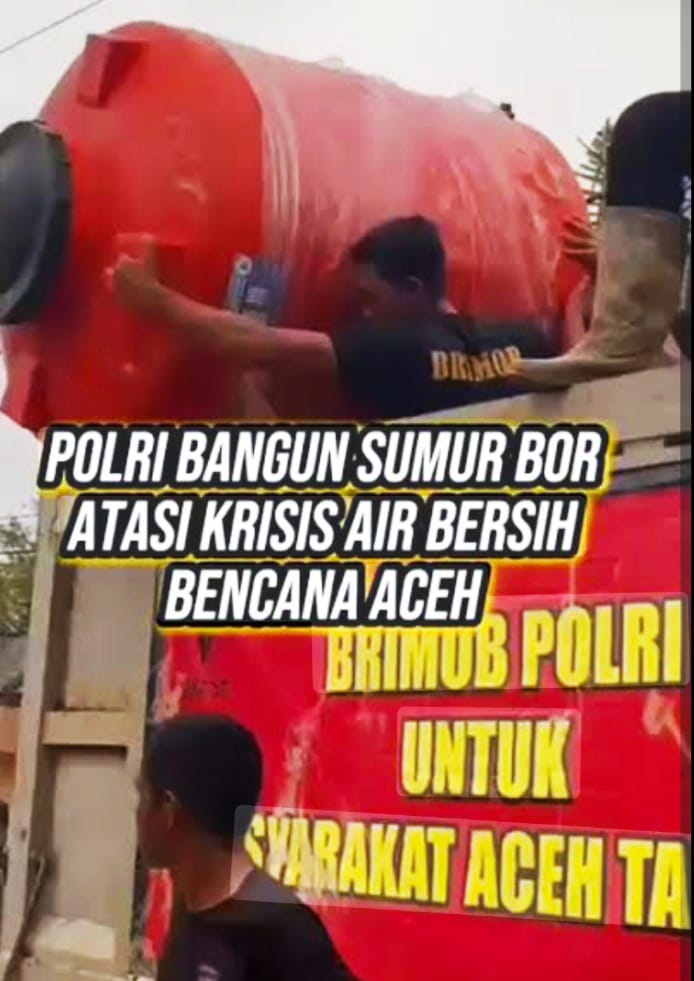 Langkah Nyata Polri! 300 Sumur Bor Disiapkan untuk Korban Bencana di Sumatera, Akses Air Bersih Jadi Prioritas