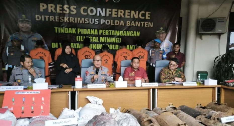 Mengejutkan! Polda Banten Bongkar 10 Kasus Tambang Ilegal Hanya dalam 2 Bulan—Modusnya Bikin Geleng Kepala