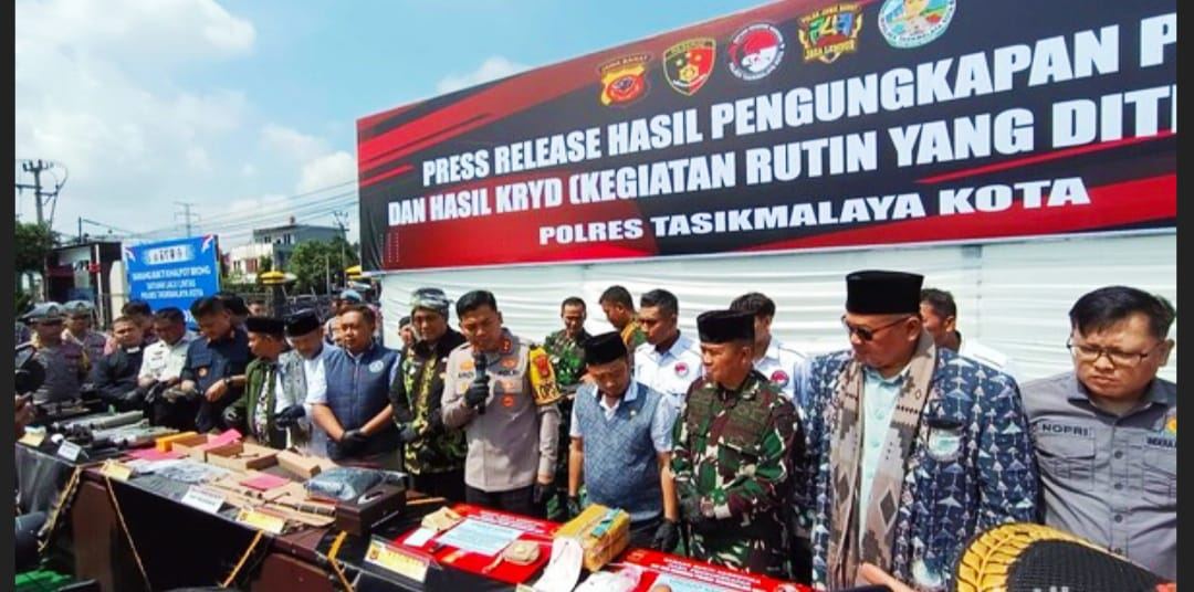 Jelang Ramadhan, Polres Tasikmalaya Kota Sikat 30 Kasus! Curanmor, 111 Gram Sabu hingga Ribuan Obat Terlarang Dibongkar