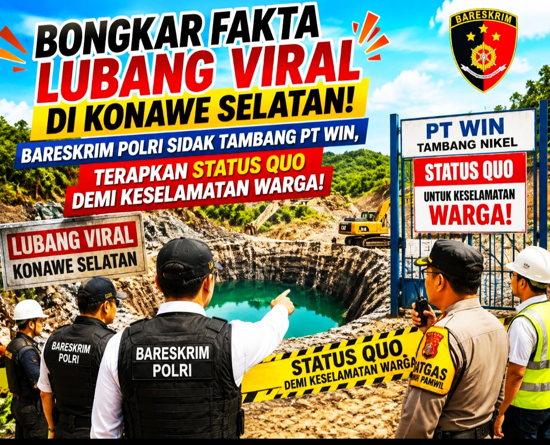 Pijak Aturan dan Legalitas, Dittipidter Bareskrim Polri Redam Potensi Konflik Sosial di Sultra.