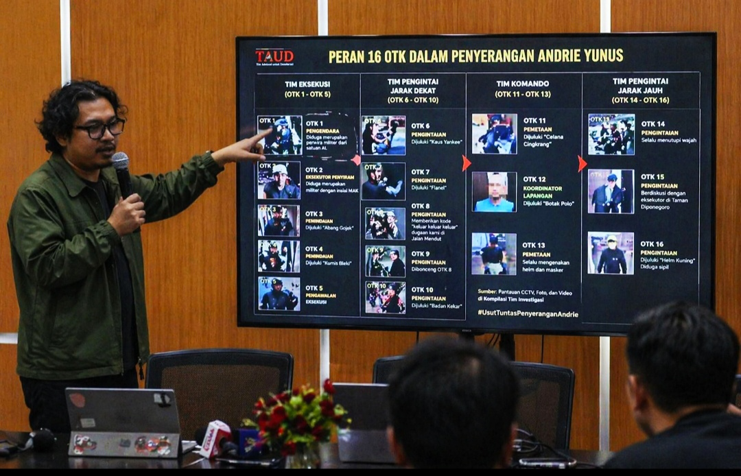 Struktur Operasi Air Keras Terbongkar: TAUD Ungkap 16 Orang Terlibat dalam Penyerangan Andrie Yunus!