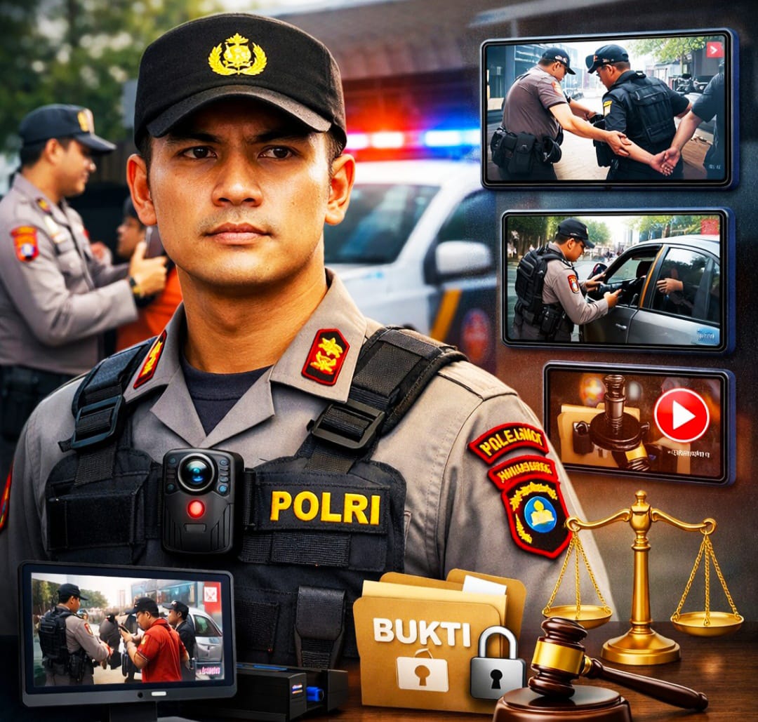Polri Mulai Gunakan Body Cam, Dokumentasi Audio Visual Resmi Jadi Alat Bukti Penegakan Hukum