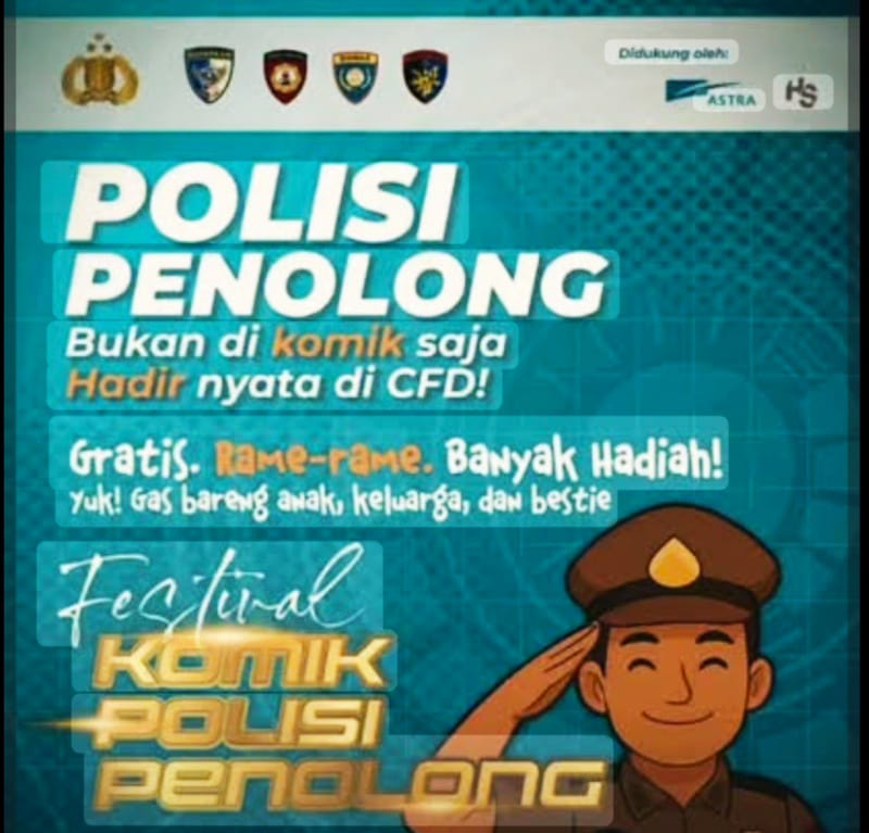 Hidupkan Kembali Wajah Humanis Polri, Baharkam Gelar Festival Komik “Polisi Penolong”