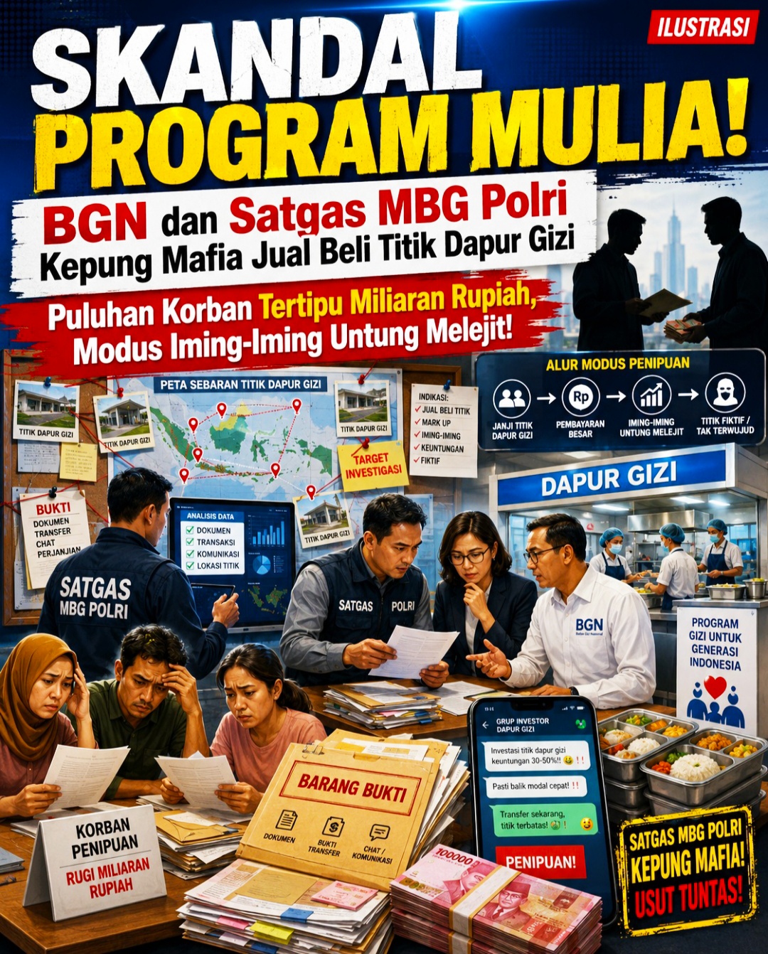 BGN Bongkar Fakta Mengejutkan: Pendaftaran SPPG Sudah Tutup, Waspada Mafia Jual Beli Titik Dapur Gizi!