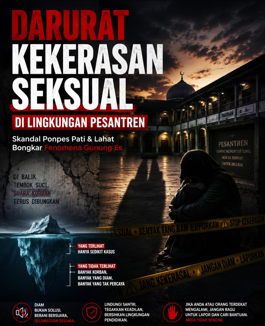 Skandal Ponpes Pati & Lahat Bongkar Fenomena Gunung Es Darurat Kekerasan Seksual di Pesantren