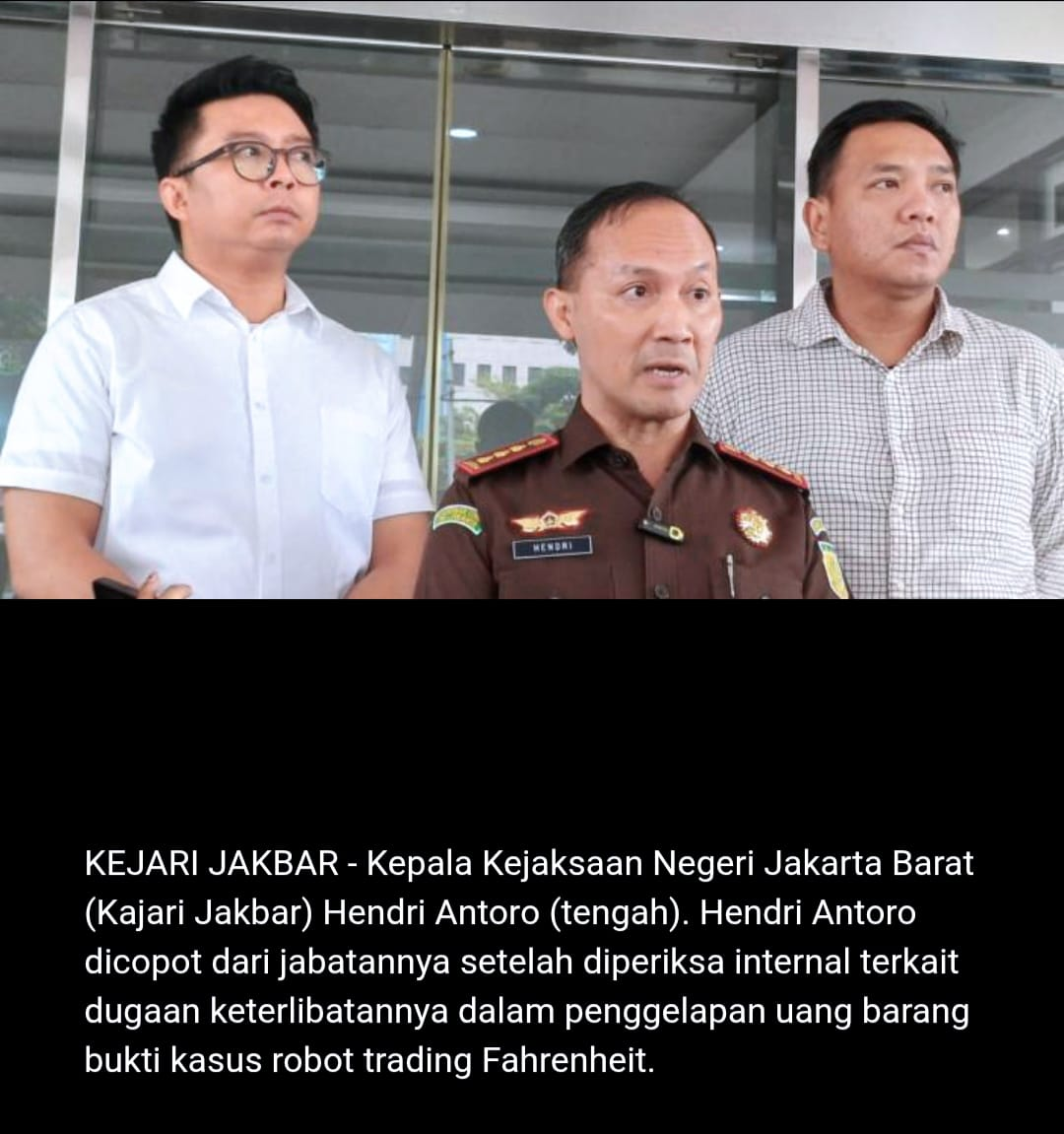 Eks Kajari Jakbar Diduga Terlibat Penggelapan Uang, Akan Diproses Pidana