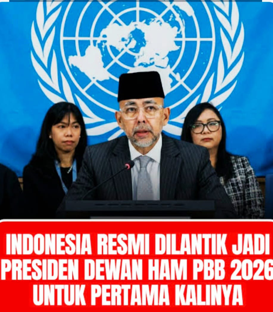 Indonesia RESMI Jadi Presiden Dewan HAM PBB 2026 — Dipimpin Dubes Sidharto Reza Suryodipuro
