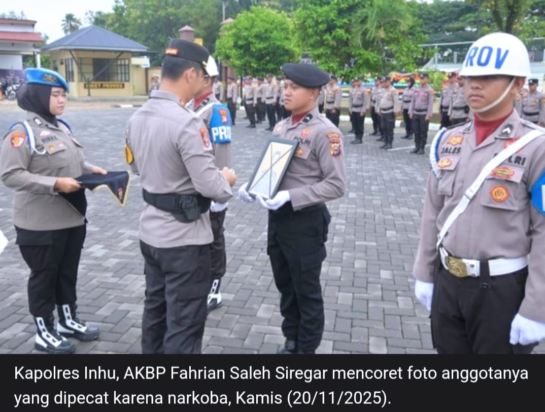 “Heboh di Riau! Oknum Polisi di Indragiri Hulu Dipecat Karena Nyabu“