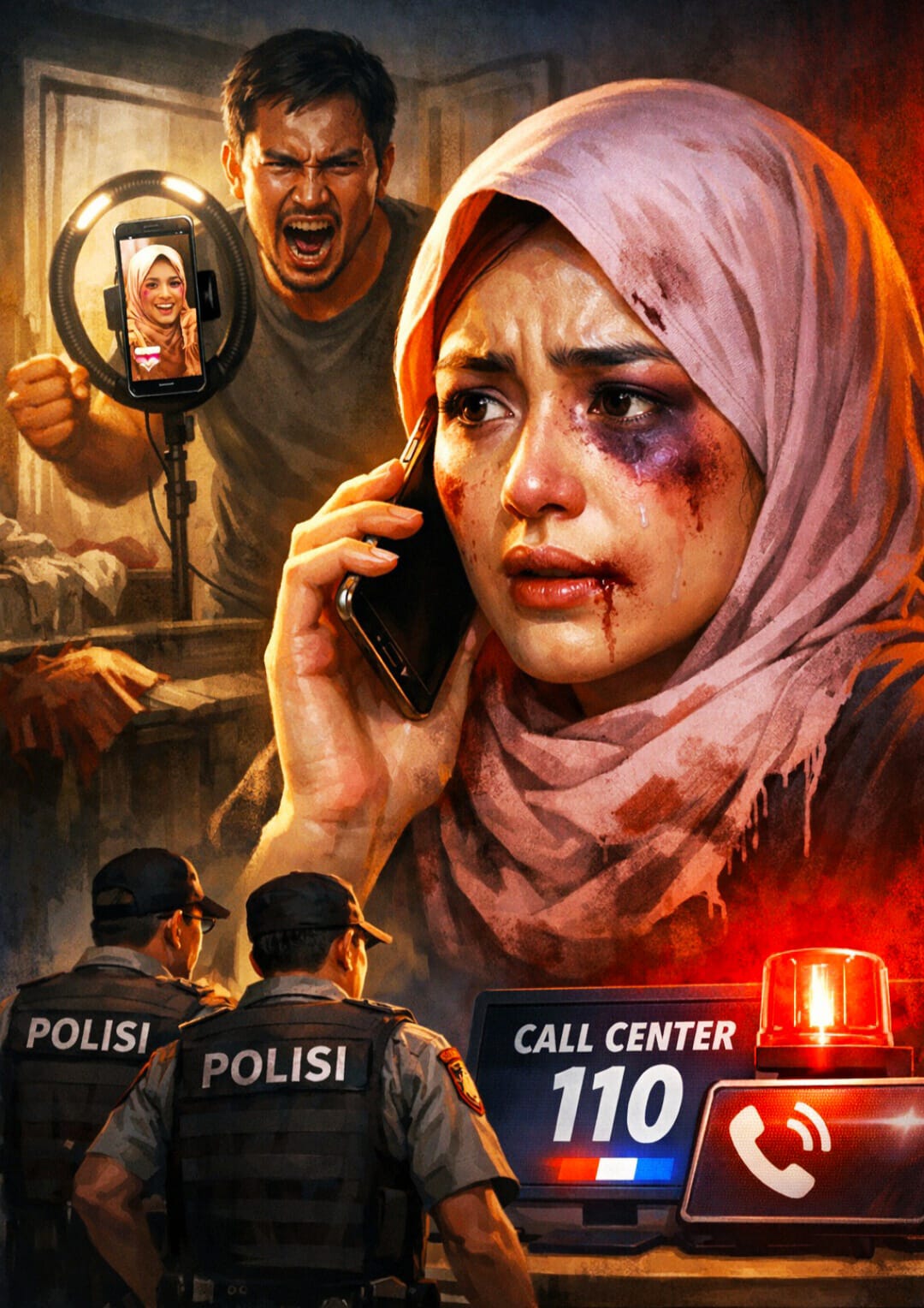 Gara-Gara Live TikTok, Istri di Blitar Dianiaya Suami hingga Lapor Call Center Polisi
