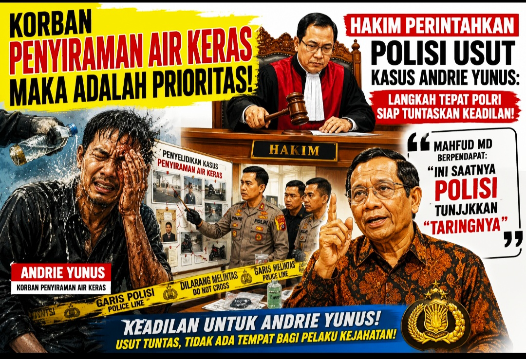 Hakim Perintahkan Polisi Usut Kasus Andrie Yunus, Menanti Langkah Tepat Polri Siap Tuntaskan Keadilan!